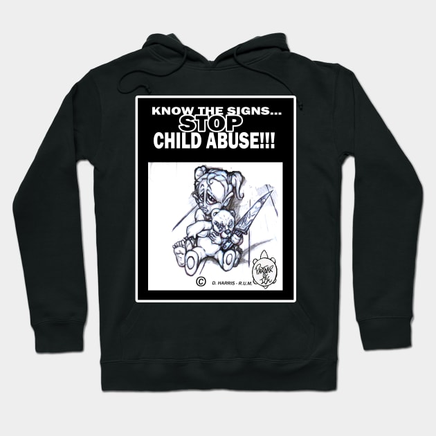 KNOW THE SIGNS... STOP CHILD ABUSE!!! Hoodie by DHARRIS68